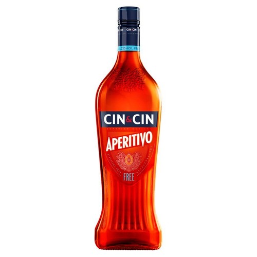 Napój bezalkoholowy Apertivo o smaku gorzkiej pomarańczy alk. do 0,5% obj. Cin&Cin 1 l
