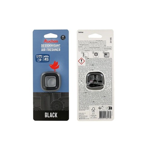Odświeżacz do samochodu klips Black Auchan 1 sztuka