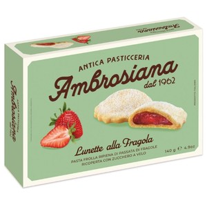 Ciastka Lunette Fragola  Ambrosiana  140 g