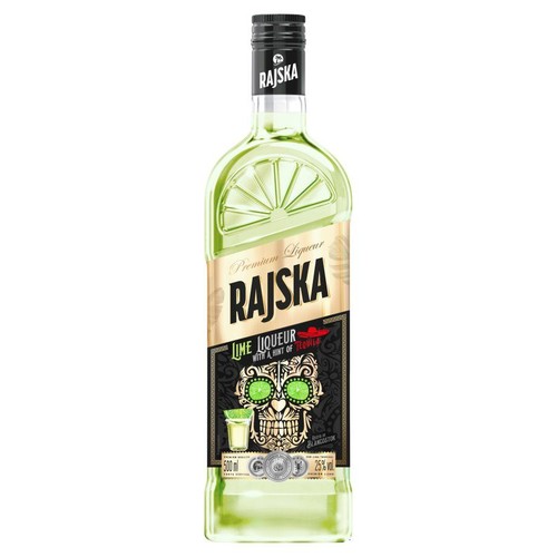 Wódka smakowa Lime Liqueur z nutą tequili alk. 25,0% obj. Rajska 500 ml