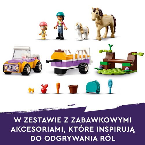 Friends Przyczepka dla konia i kucyka 42634 LEGO zestaw