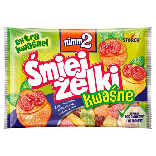 Żelki owocowe wzbogacone witaminami nimm2 100 g