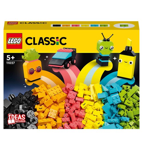 Classic Kreatywna zabawa neonowymi kolorami 11027 LEGO 1 sztuka