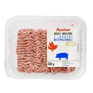 Mięso mielone z łopatki wieprzowej MAP Auchan 500 g