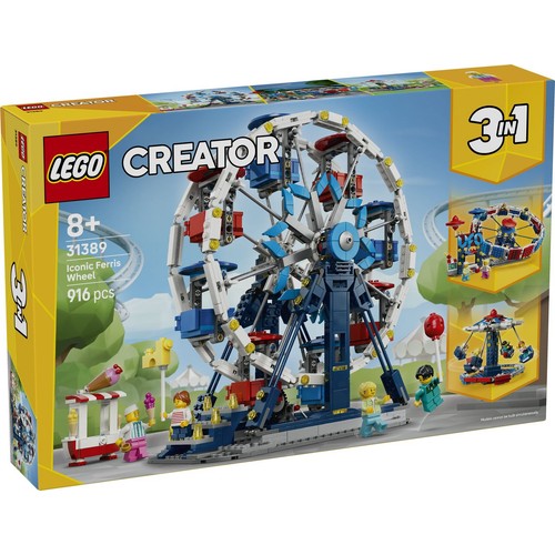 Creator 3 w 1 Kultowy diabelski młyn 31389 LEGO 1 sztuka