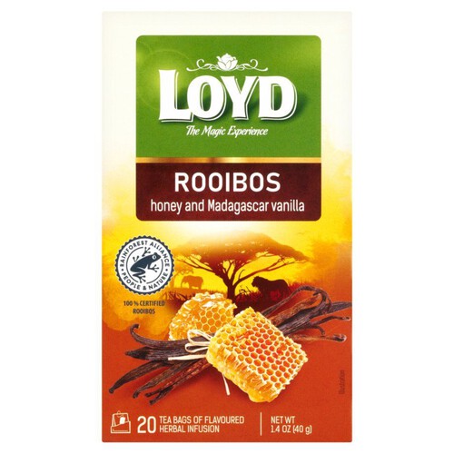 Rooibos z miodem i wanilią Loyd 20 torebek