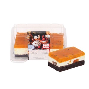 Ciasto Egzotyczny Powiew Brzoskwiniowiec smoczy owoc Słodko Upieczone na wagę ok. 400 g