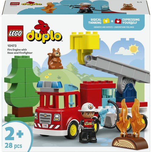 DUPLO® Moje miasteczko Wóz strażacki z wężem i strażakiem 10473 LEGO 1 sztuka