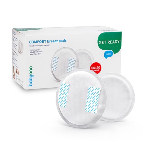 Wkładki laktacyjne Comfort 70 szt BabyOno 70 sztuk