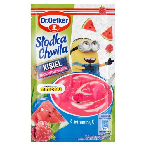 Słodka chwila Kisiel o smaku arbuzowo-malinowy Dr.Oetker 29 g