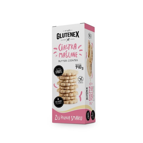 Ciastka maślane bezglutenowe GLUTENEX 140 g