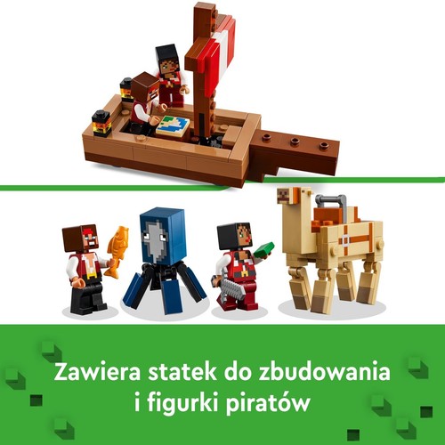 Minecraft Rejs statkiem pirackim 21259 LEGO 1 sztuka