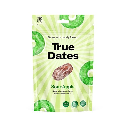 Daktyle aromatyzowane Kwaśne Jabłko   True Dates 100 g