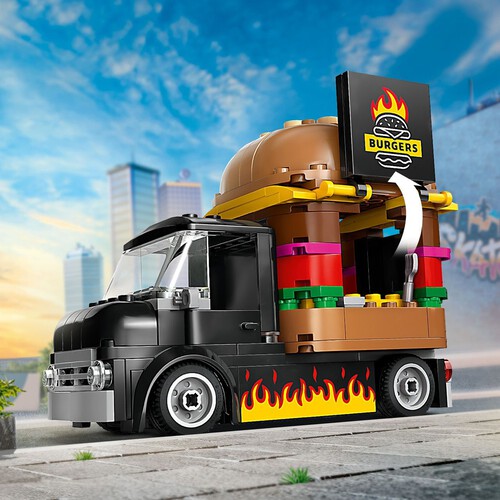 City Ciężarówka z burgerami 60404 LEGO zestaw