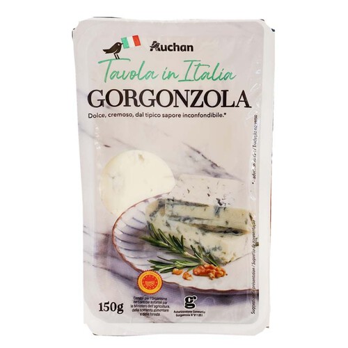 Ser dojrzewający pleśniowy typu Gorgonzola  Auchan 150 g