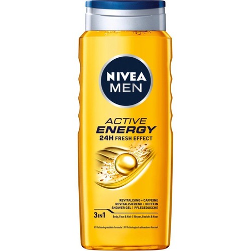 Żel pod prysznic Active Energy NIVEA MEN 500 ml