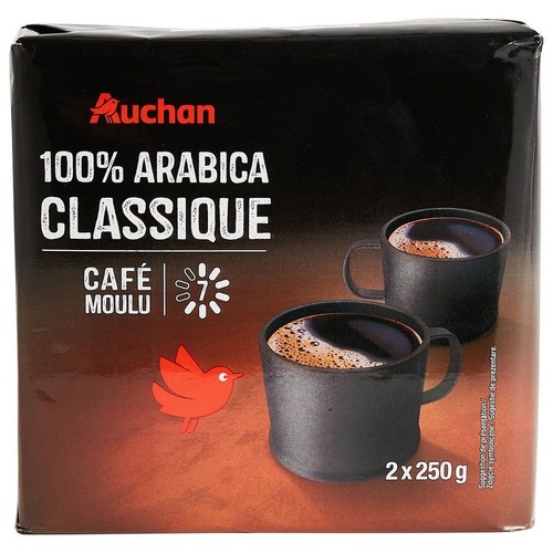 Kawa Arabica Classico Auchan 2 x 250 g