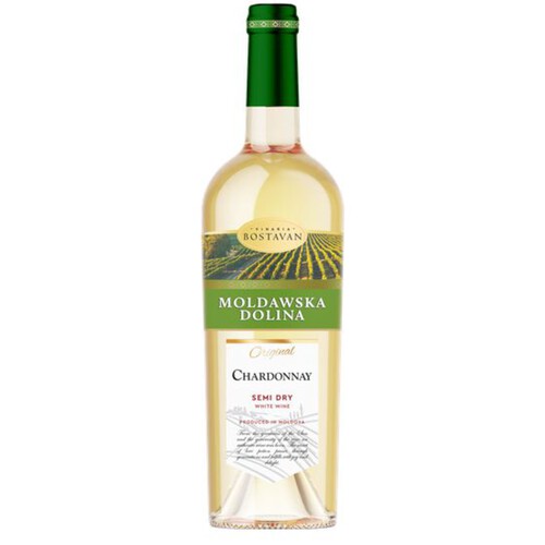 Wino białe półwytrawne Moldawska Dolina 750 ml