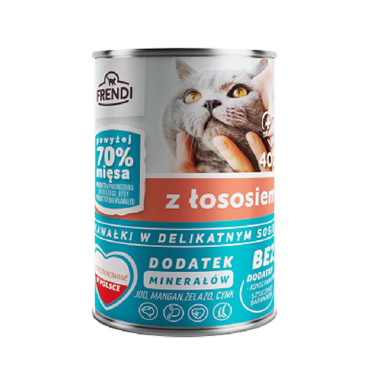 Karma mokra kawałki łososia w sosie Frendi 400 g