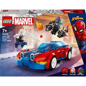 Super Heroes Wyścigówka Spider-Mana i Zielony Goblin 76279 LEGO zestaw