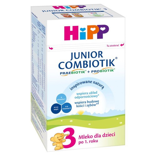 Junior combiotik 3 mleko modyfikowane HIPP 550 g