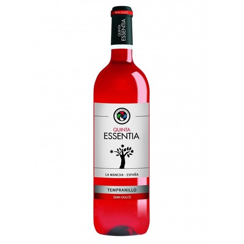 Wino hiszpańskie różowe półsłodkie Quinta Essentia alk. 11,0% obj.  La Mancha 750 ml