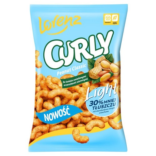 Chrupki kukurydziane Peanut Classic light  Lorenz 100 g