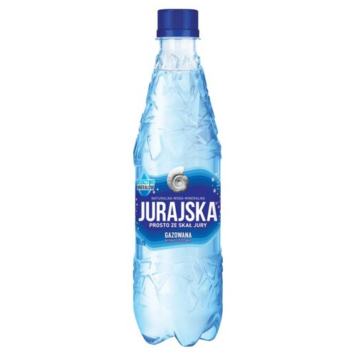 Woda mineralna gazowana Jurajska 500 ml