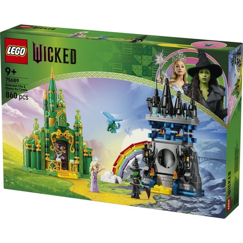 Zabawka konstrukcyjna Wicked Emerald City i Kiamo Ko Castle 75689 LEGO 1 sztuka