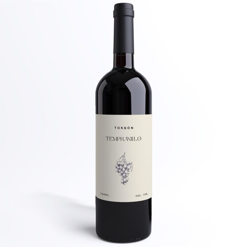 Wino Tempranillo czerwone półwytrawne  Torbon 750 ml