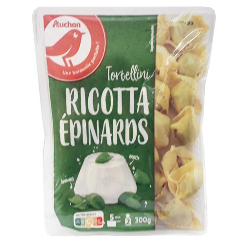 Tortellini z serem ricotta i szpinakiem Auchan 300 g