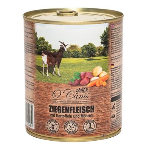 Karma mokra dla psów Koza z ziemniakami   O'Canis 800 g