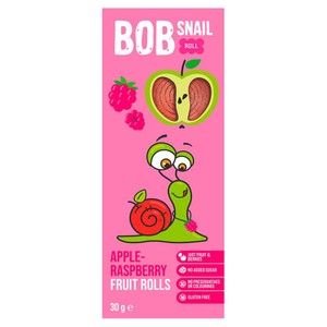 Przekąska  jabłko-malina bez dodatku cukru Bob Snail 30 g