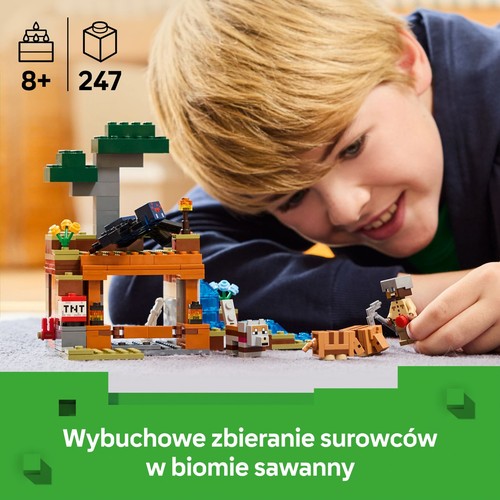 Minecraft® Wyprawa do pancernikowej kopalni 21269 LEGO 1 sztuka