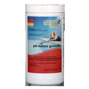 Preparat do basenu Ph minus granulat 1,5kg Planet pool 1,5 kg
