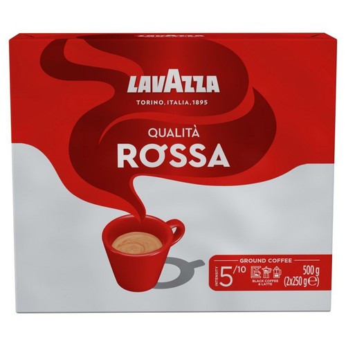Kawa mielona Qualita Rossa   Lavazza 2 x 250 g