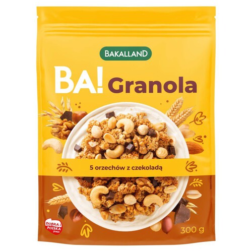 Granola 5 orzechów Bakalland 300 g