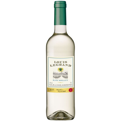 Wino białe półsłodkie Louis Legrand 750 ml