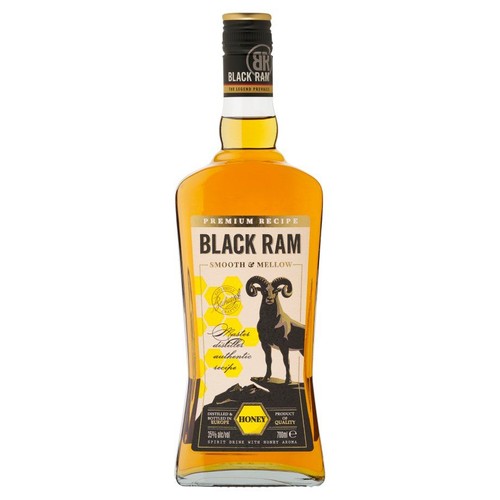 Whiskey smakowa Black Ram Honey alk. 35% obj. Black Ram 700 ml