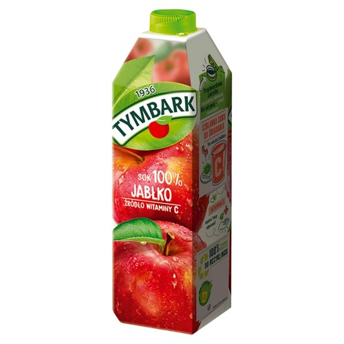 Sok 100% jabłko Tymbark 1 l