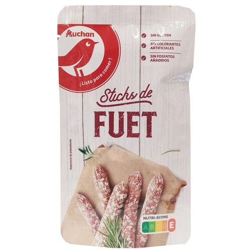 Mini kiełbaski fuet dojrzewające Auchan 50 g