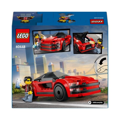 City Czerwony samochód sportowy 60448 LEGO 1 sztuka