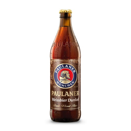 Piwo niemieckie pszeniczne ciemne Weissbier Dunkel alk. 5,3% obj. Paulaner 500 ml