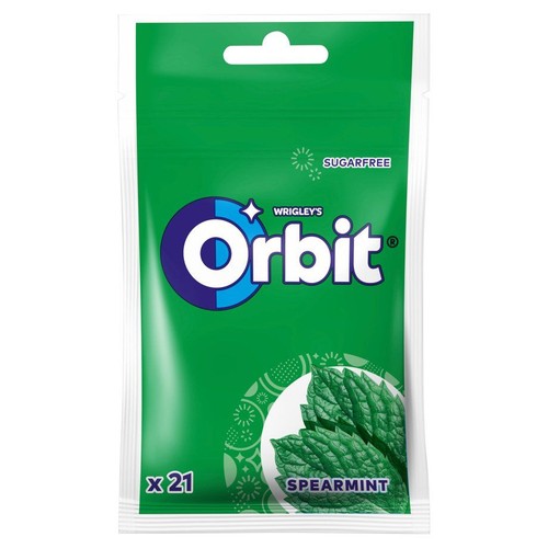 Bezcukrowa guma do żucia o smaku miętowym Orbit 29 g
