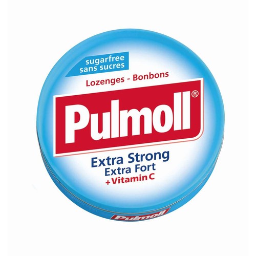 Pastylki do ssania bez cukru extra strong Pulmoll 45 g