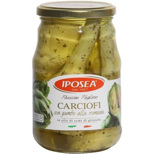 Karczochy po rzymsku w oleju słonecznikowym Iposea 310 g