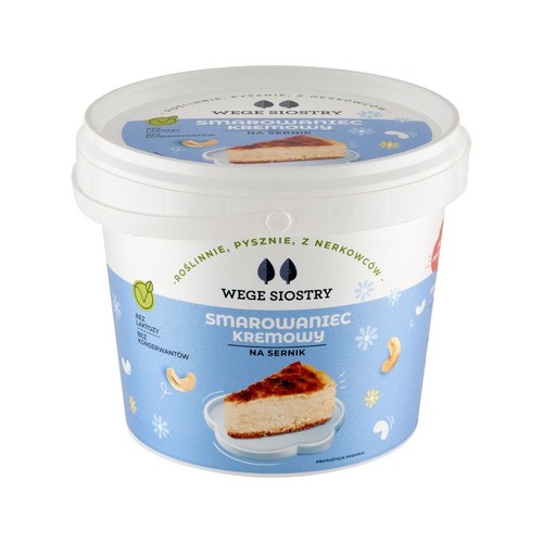 Smarowaniec kremowy na sernik Wege Siostry 750 g