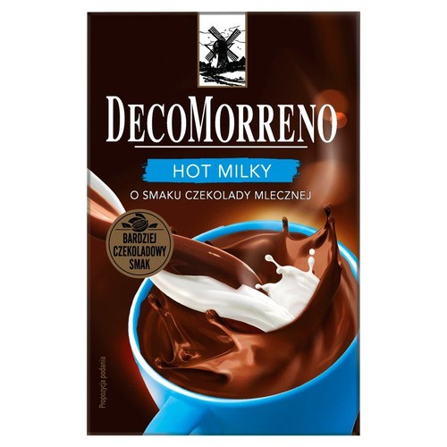 Hot Milky Napój instant o smaku czekolady mlecznej DecoMorreno 250 g