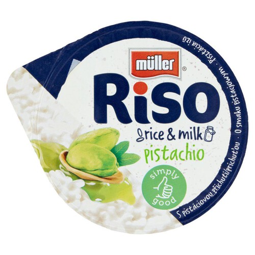 Riso deser mleczno-ryżowy o smaku pistacjowym Muller 200 g