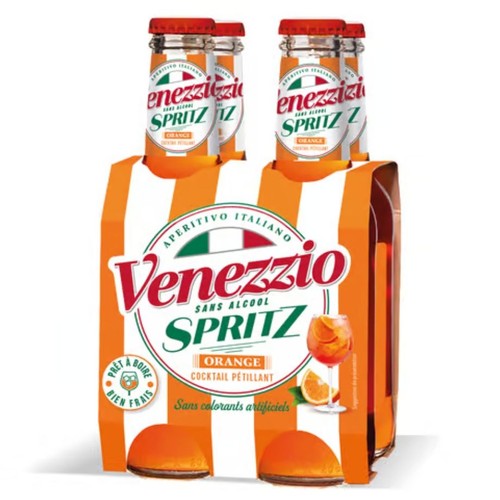 Koktajl Spritz Orange alk. 0,0% obj. Venezzio 4 x 200 ml